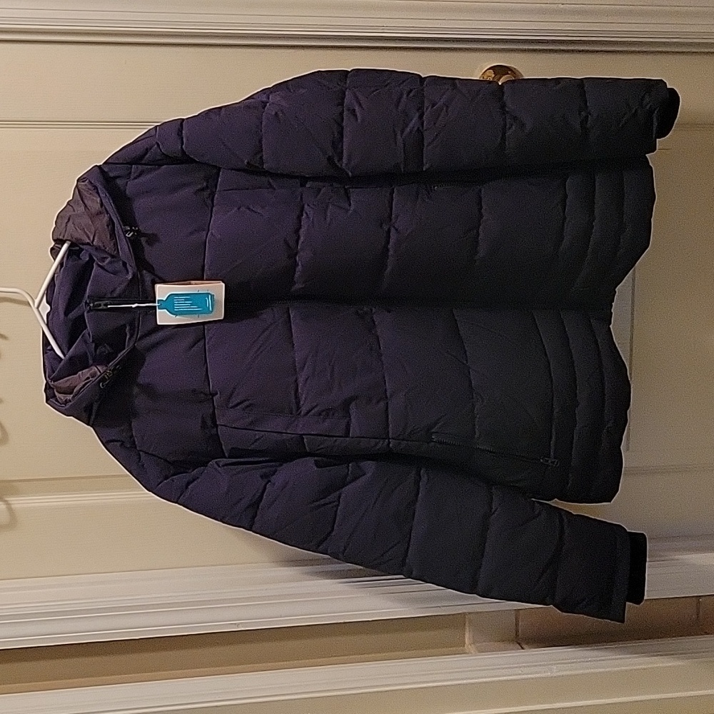 Wantdo Navy Blue Puffer Warm Jacket coat hood insulate water resist sz XXL NEW…